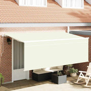Povlačivi tende Krema 350 x 200 cm Poliester i aluminij