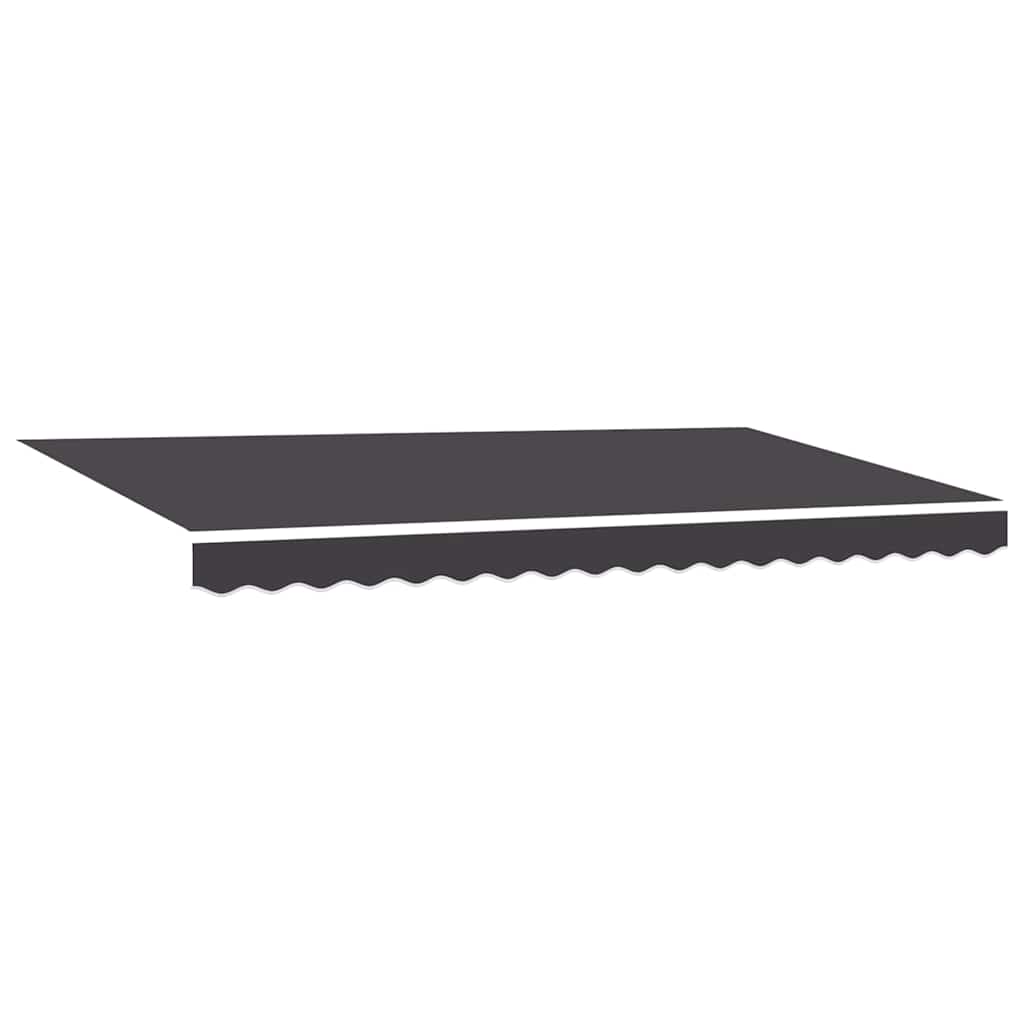 Skrovita tenda Krema 350 x 200 cm Poliester i aluminij