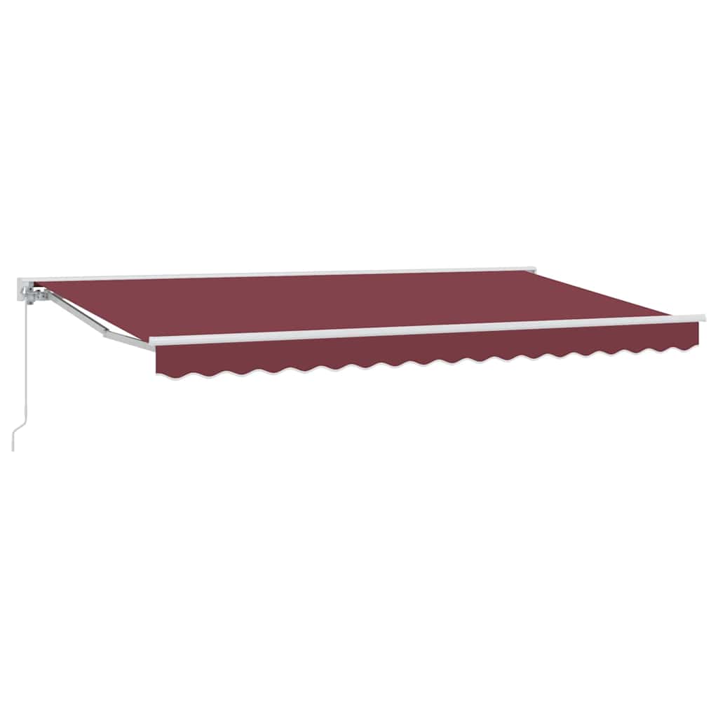 Okvir tende Tamno crvena 350 x 200 cm Poliester s PU premazom
