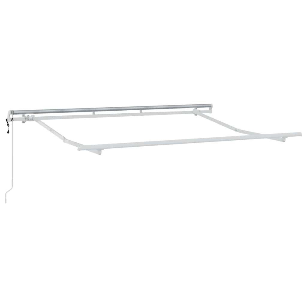 Skrovita tenda Smeđa 350 x 200 cm tkanina
