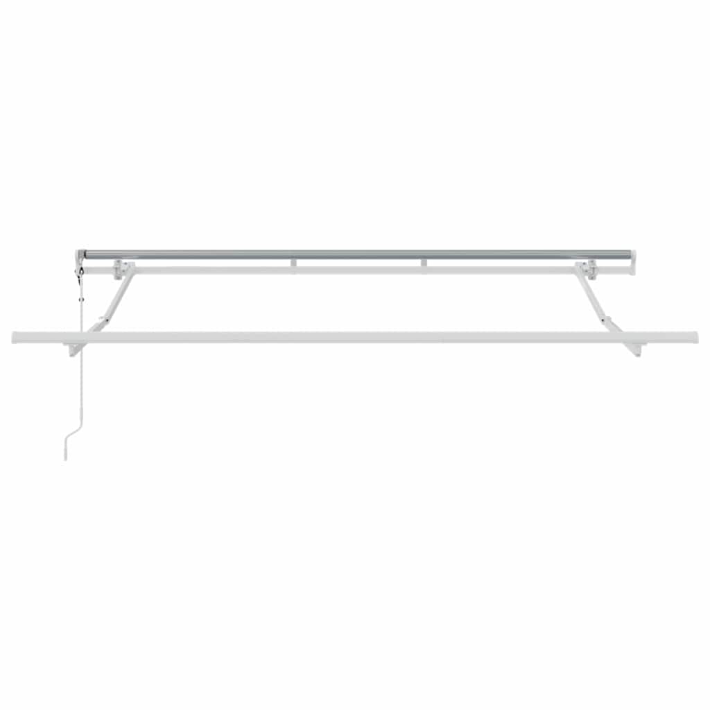 Skrovita tenda Smeđa 350 x 200 cm tkanina