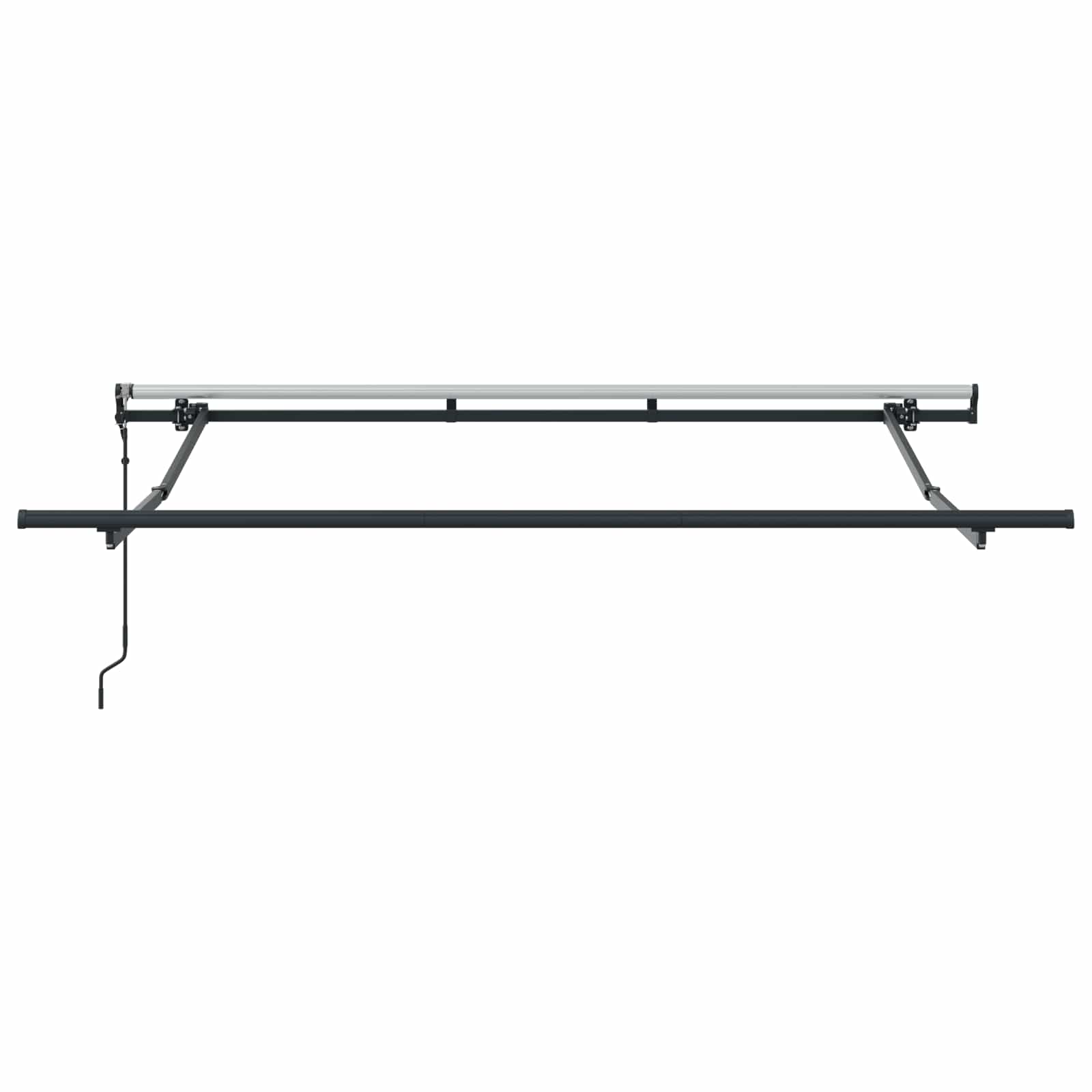 Skrovita tenda Smeđa 350 x 200 cm tkanina
