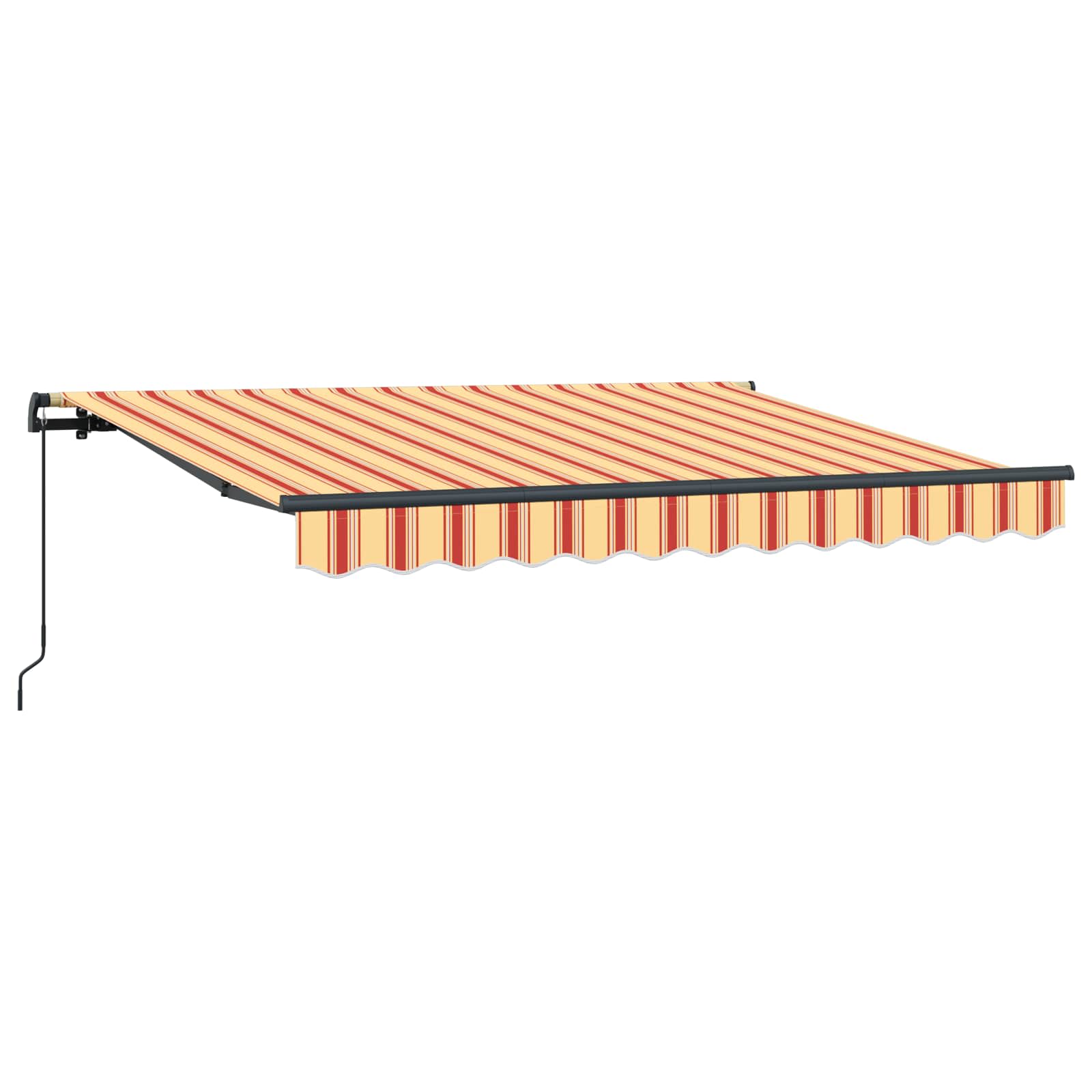 Skrovita tenda Žuta 350 x 200 cm tkanina