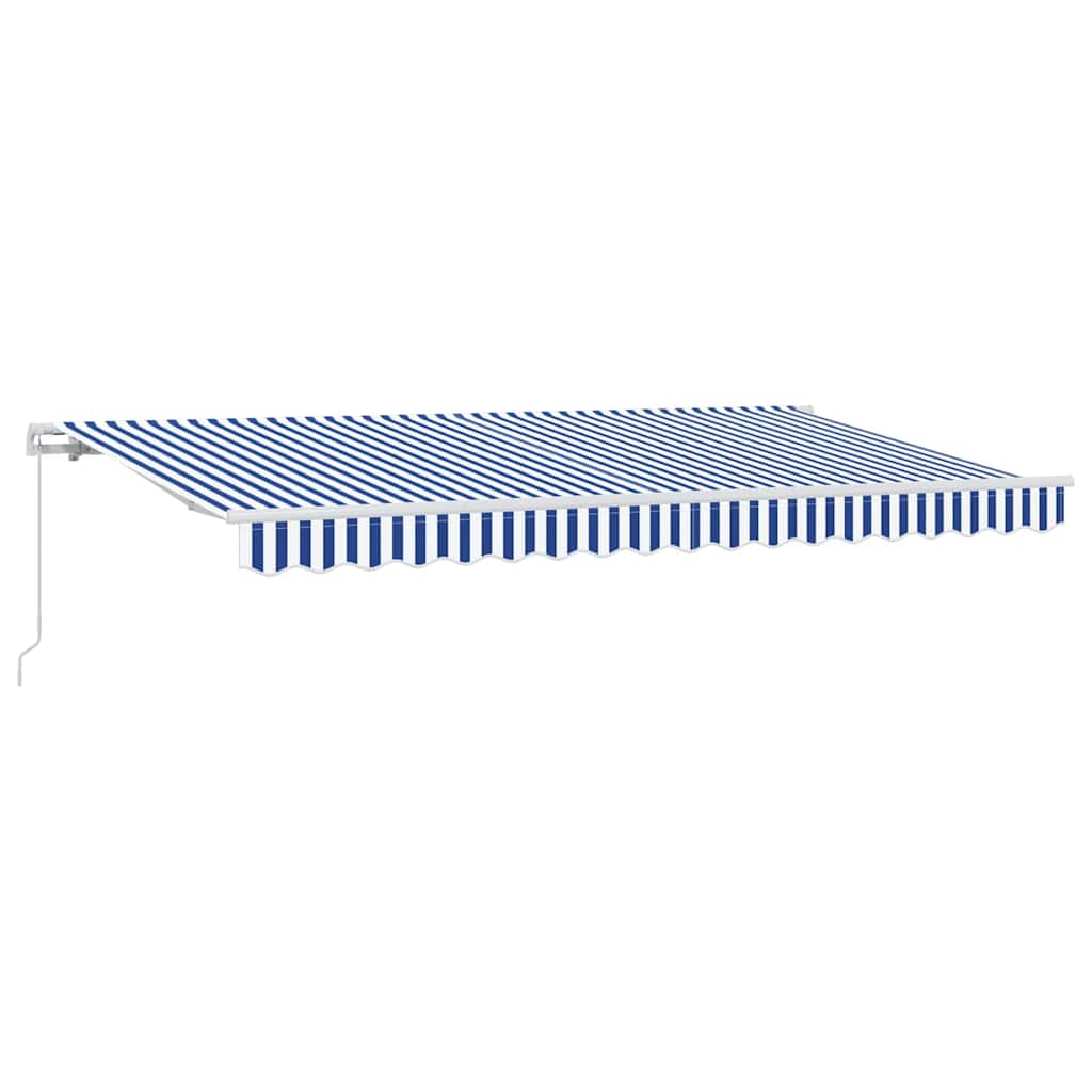 Skrovita tenda Plava 400 x 200 cm tkanina