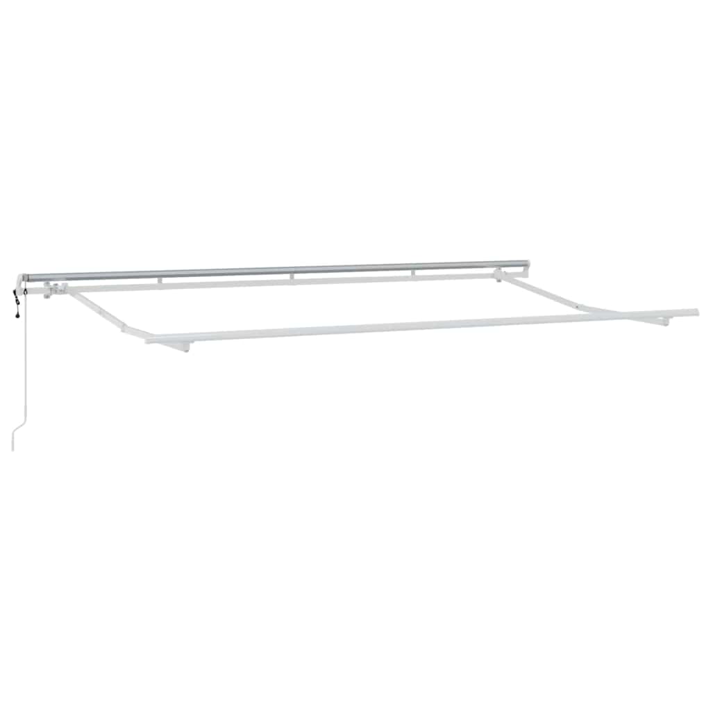Skrovita tenda Plava 400 x 200 cm tkanina