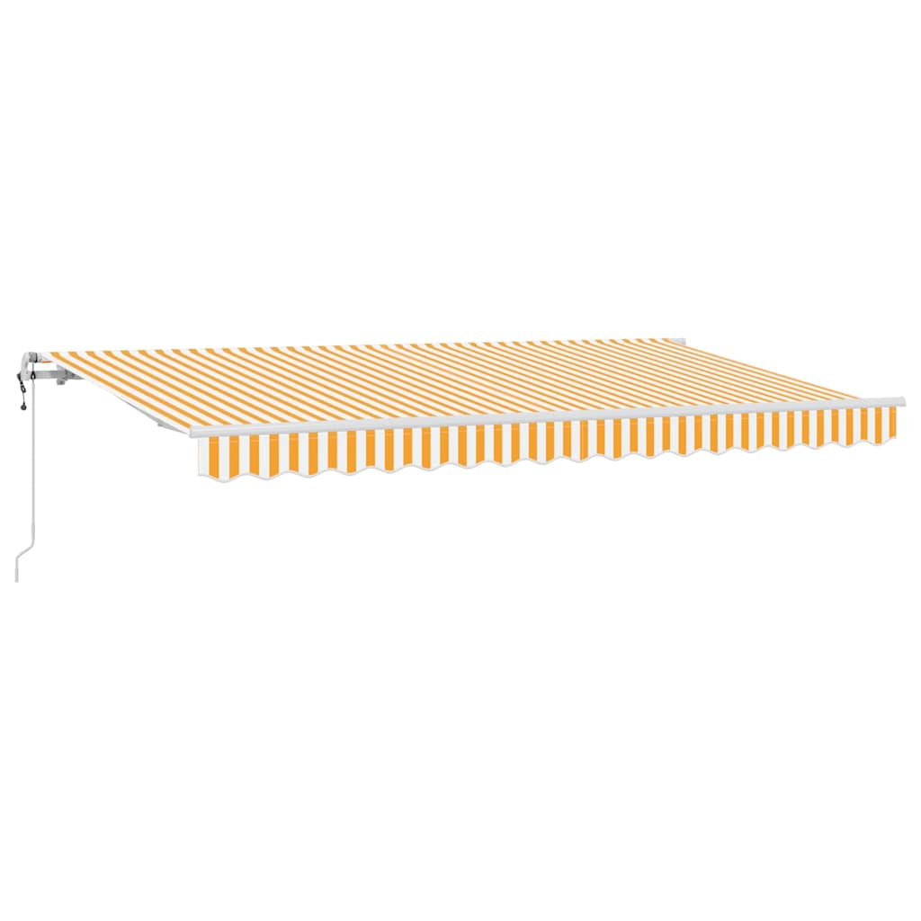 Skrovita tenda Žuta 400 x 200 cm tkanina