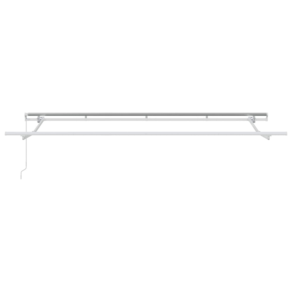 Povlačivi tende Antracit 400 x 200 cm Poliester i aluminij