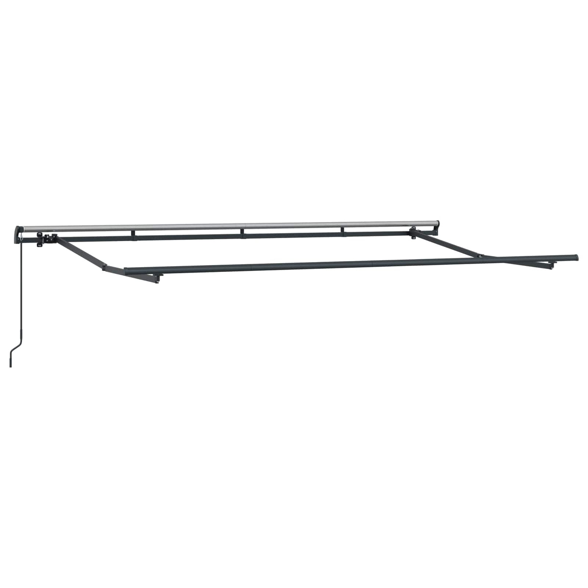 Povlačivi tende Antracit 400 x 200 cm Poliester i aluminij