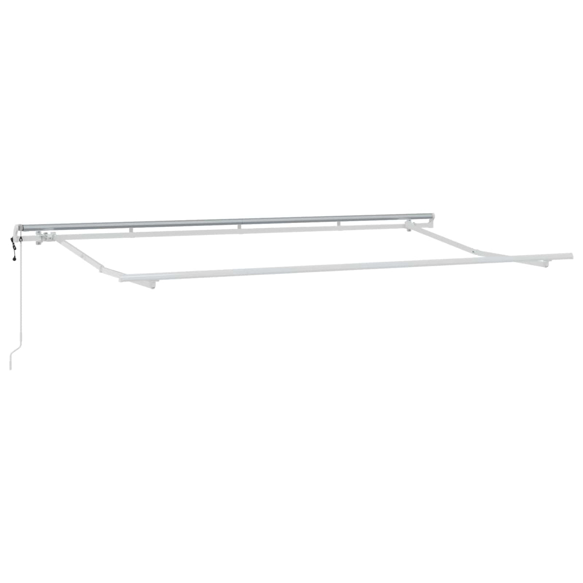 Povlačivi tende Antracit 400 x 200 cm Poliester i aluminij