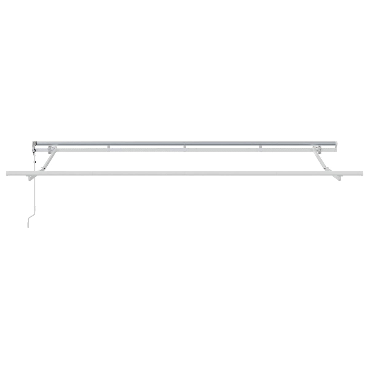 Povlačivi tende Antracit 400 x 200 cm Poliester i aluminij