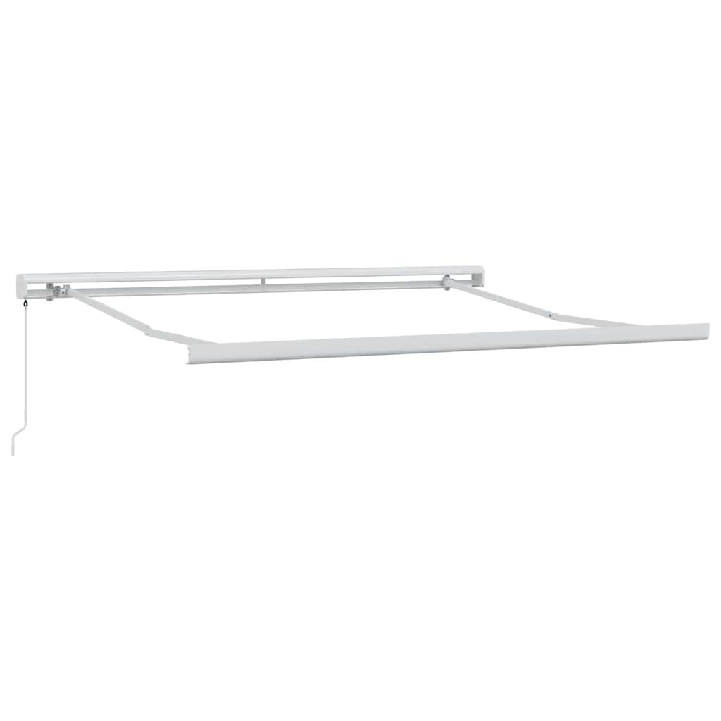 Skrovita tenda Žuta i narančasta 300 x 250 cm Tkanina i Metal