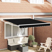 Povlačivi tende Crna 300 x 250 x 165 cm