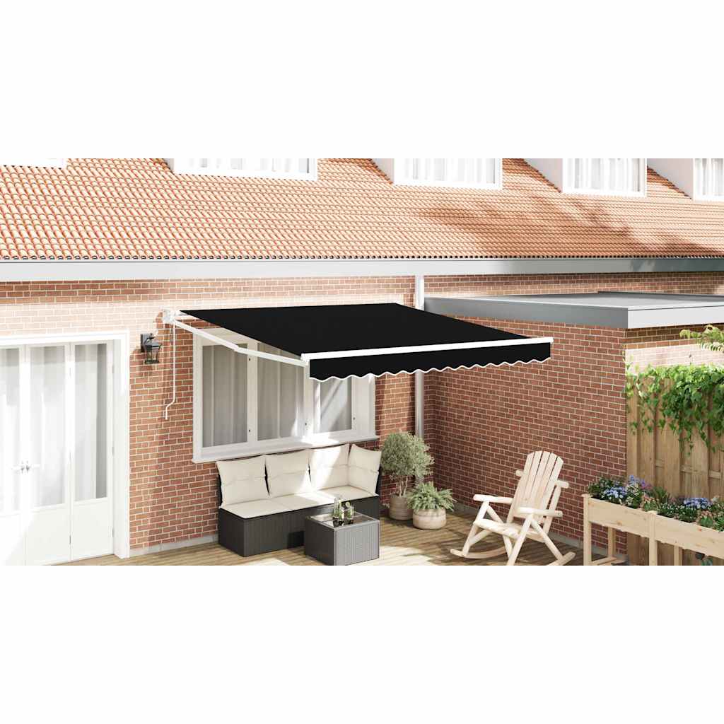 Nadstrešnica Crna 300 x 250 x 165 cm Poliester