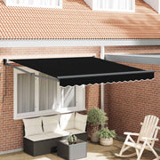 Povlačivi tende Crna 300 x 250 x 165 cm