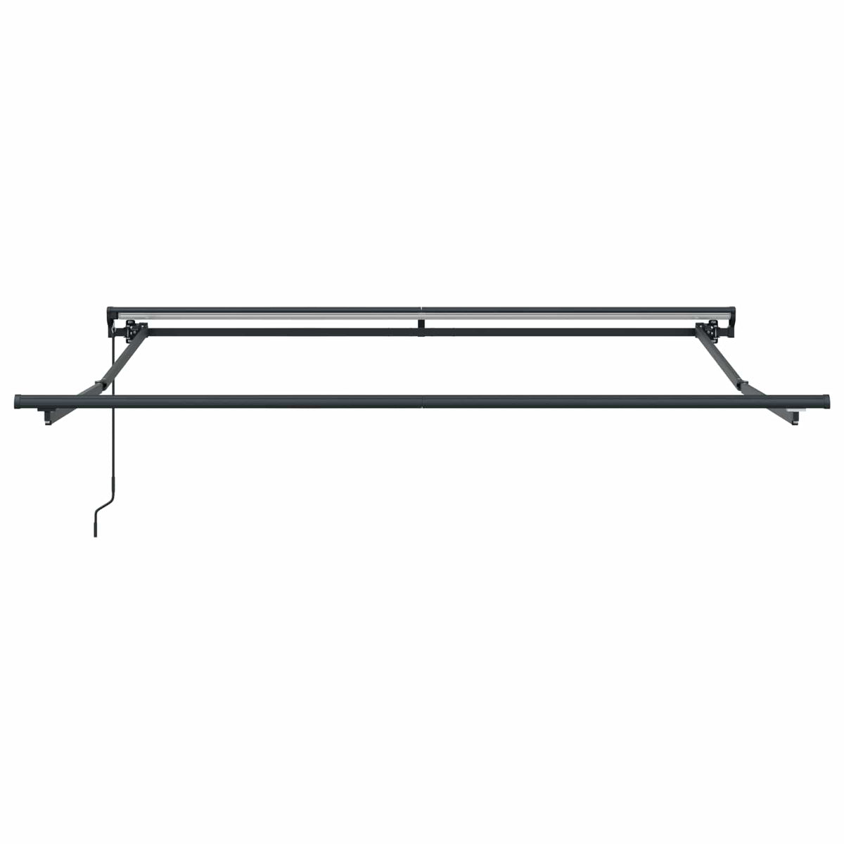 Okvir tende Crna 300 x 250 cm Poliester s PU premazom