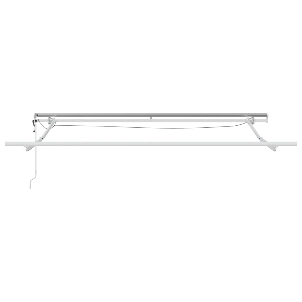 Skrovita tenda Bijelo 300 x 250 cm Poliester i metal