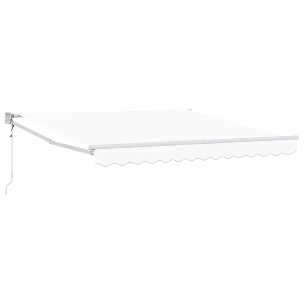 Povlačivi tende Bijela 300 x 250 x 165 cm Poliester i metal