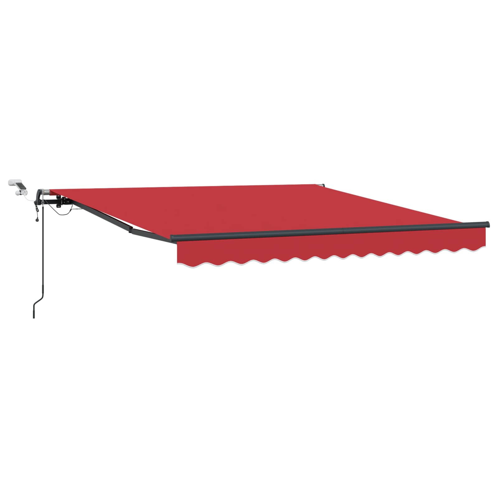 Tkanina za tende s Crvena 300 x 250 cm Poliester