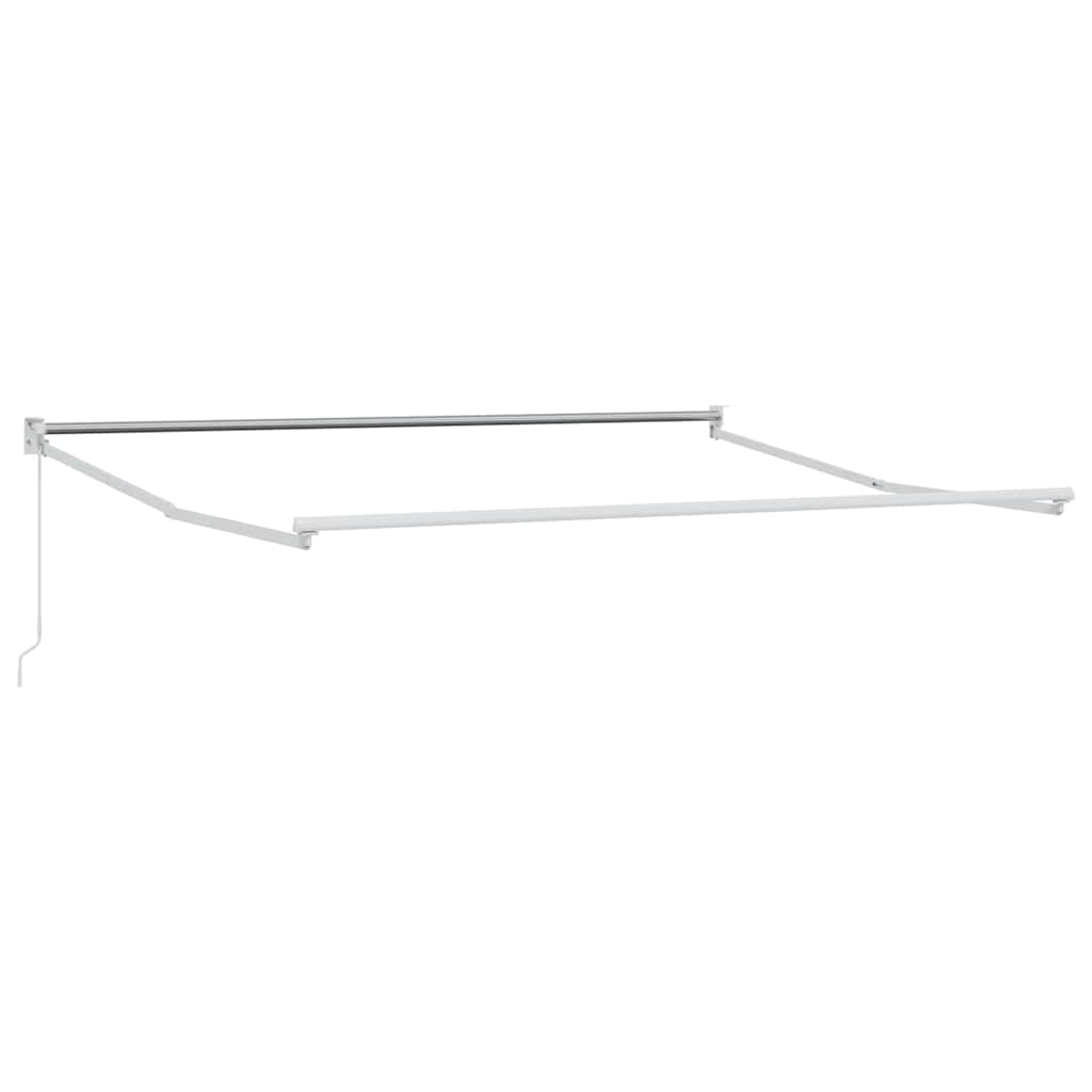 Skrovita tenda Crvena 300 x 250 cm Poliester i aluminij