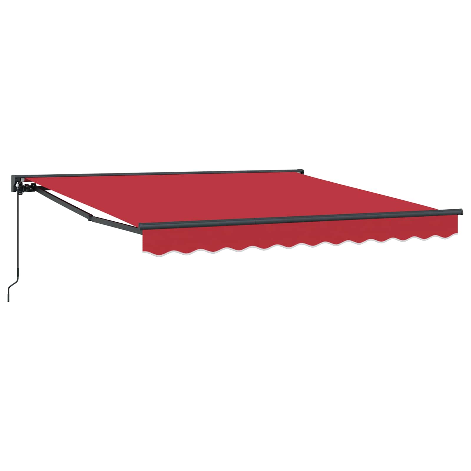Okvir tende Crvena 300 x 250 cm Poliester s PU premazom