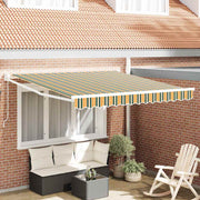 Povlačivi tende Zelena i žuta 300 x 250 x 165 cm