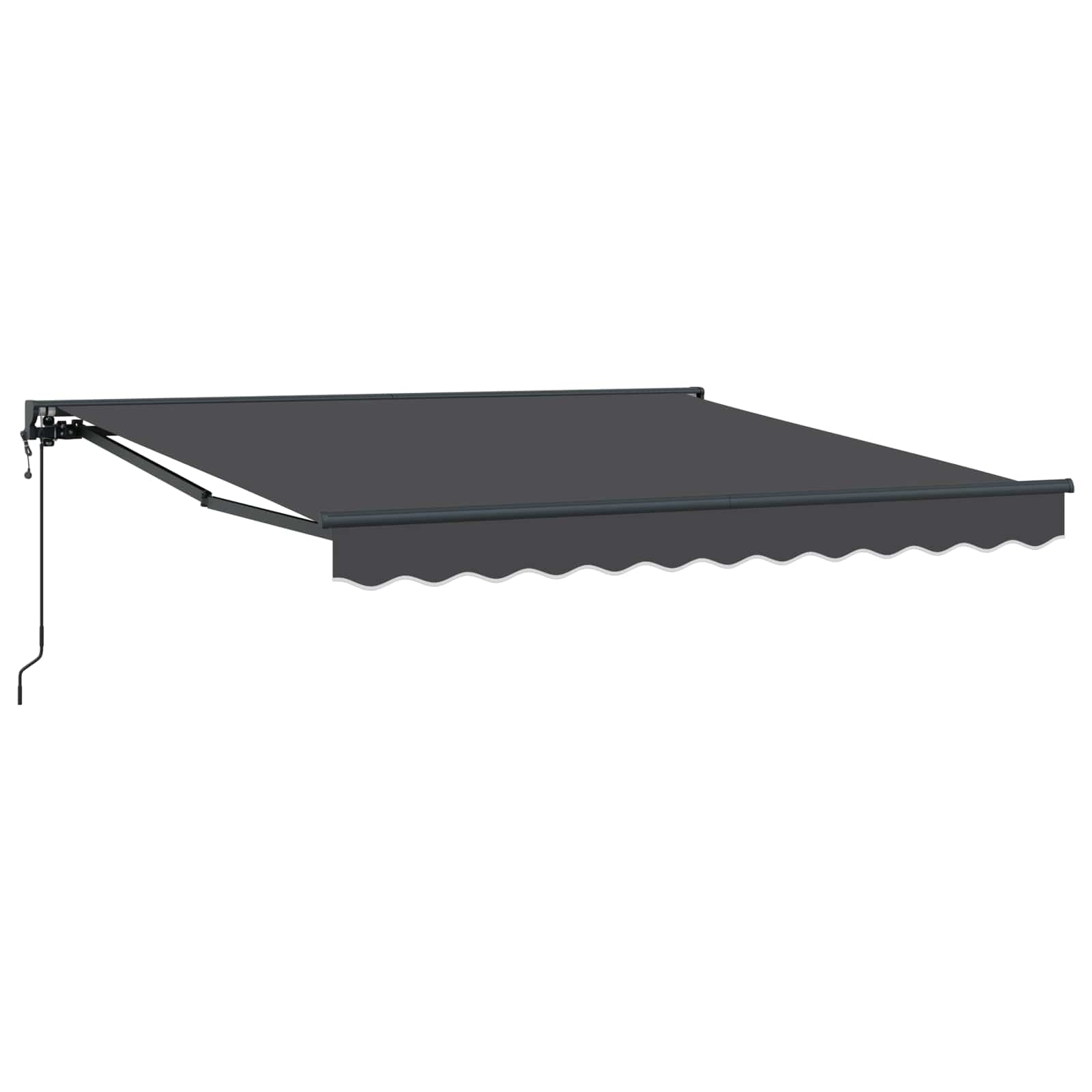 Okvir tende Antracit 350 x 250 cm Poliester s PU premazom