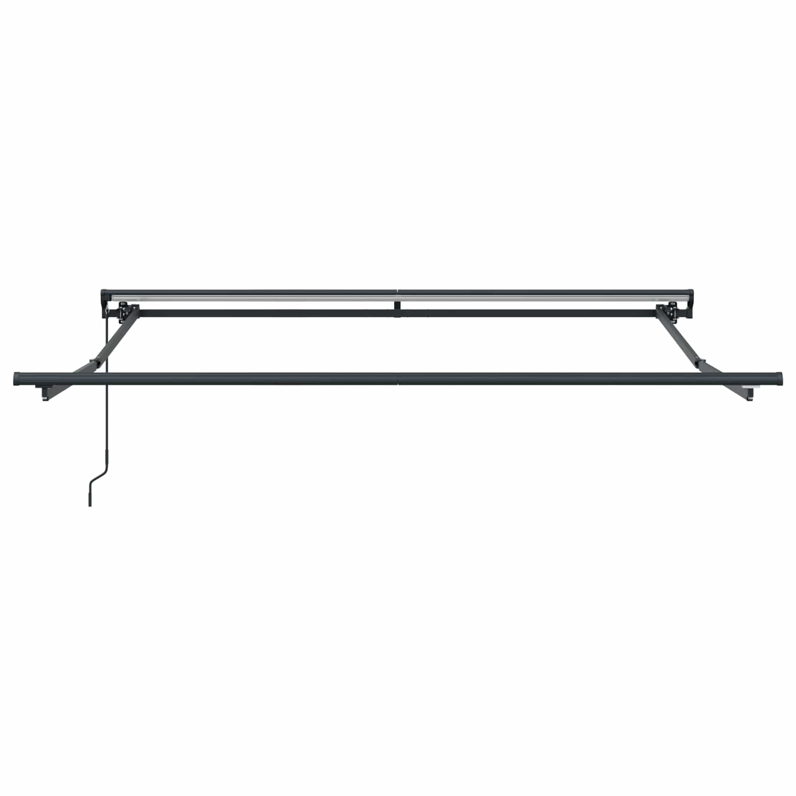 Okvir tende Smeđa 350 x 250 cm Poliester s PU premazom