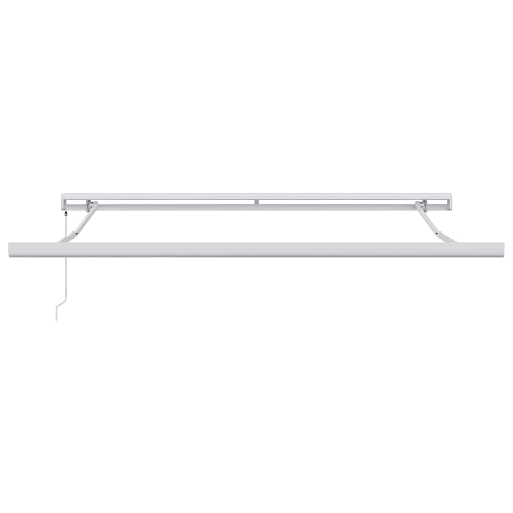 Skrovita tenda Žuta i narančasta 350 x 250 cm Tkanina i Metal