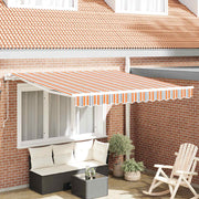 Povlačivi tende Šareni 350 x 250 cm Tkanina i Aluminij