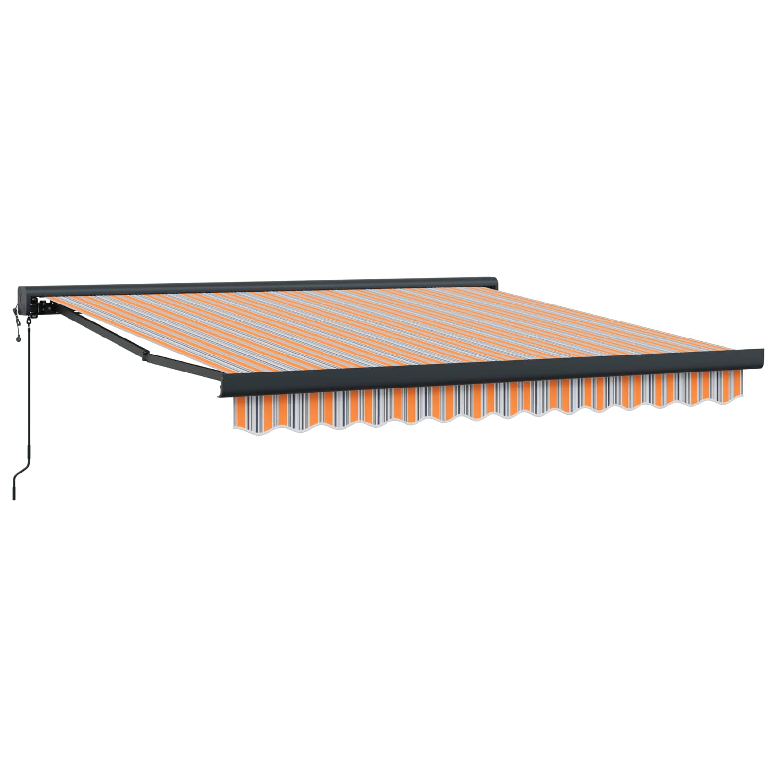 Nadstrešnica Šareni 350 x 250 cm Poliester i aluminij