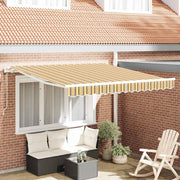 Povlačivi tende Šareni 350 x 250 cm Tkanina i Aluminij