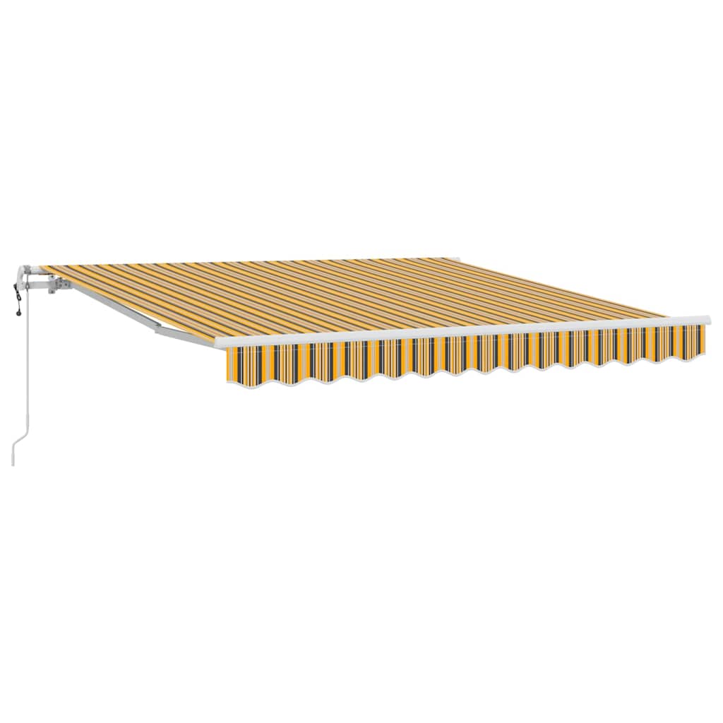 Povlačivi tende Šareni 350 x 250 cm Tkanina i Aluminij