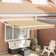 Povlačivi tende Šareni 350 x 250 cm 100% Poliester i Aluminij