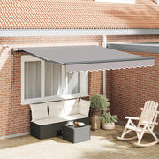 Tkanina za tende s Svijetlo siva 350 x 250 cm Poliester
