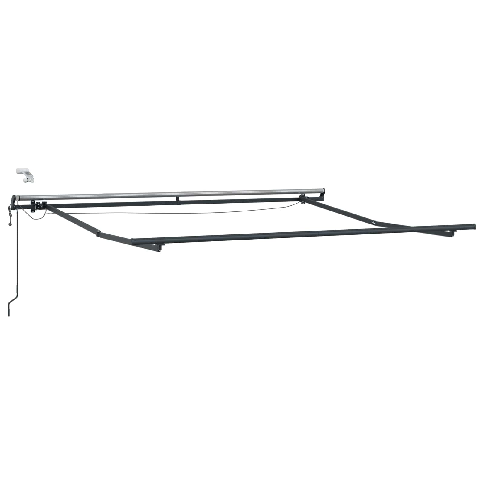 Tkanina za tende s Svijetlo siva 350 x 250 cm Poliester