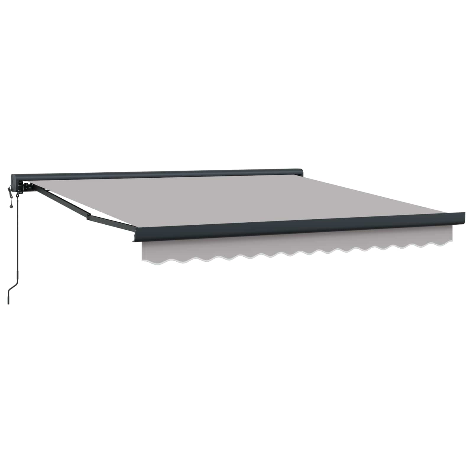 Nadstrešnica Svijetlo siva 350 x 250 x 165 cm