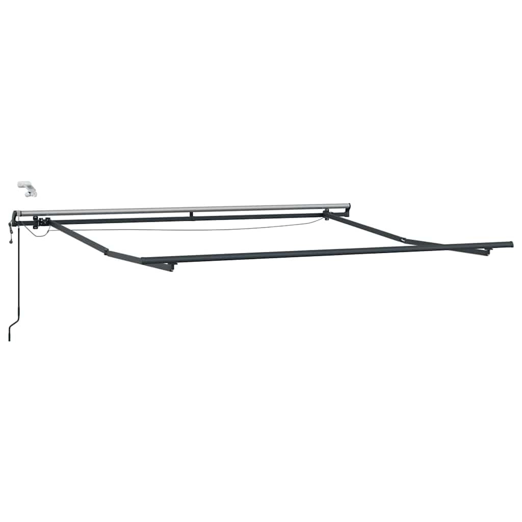 Tkanina za tende Zelena i žuta 350 x 250 cm Poliester