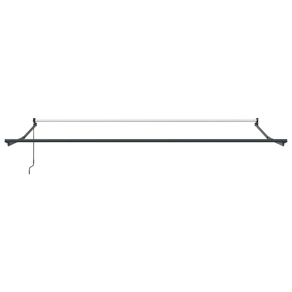 Skrovita tenda Šareni 400 × 300 cm Poliester i aluminij