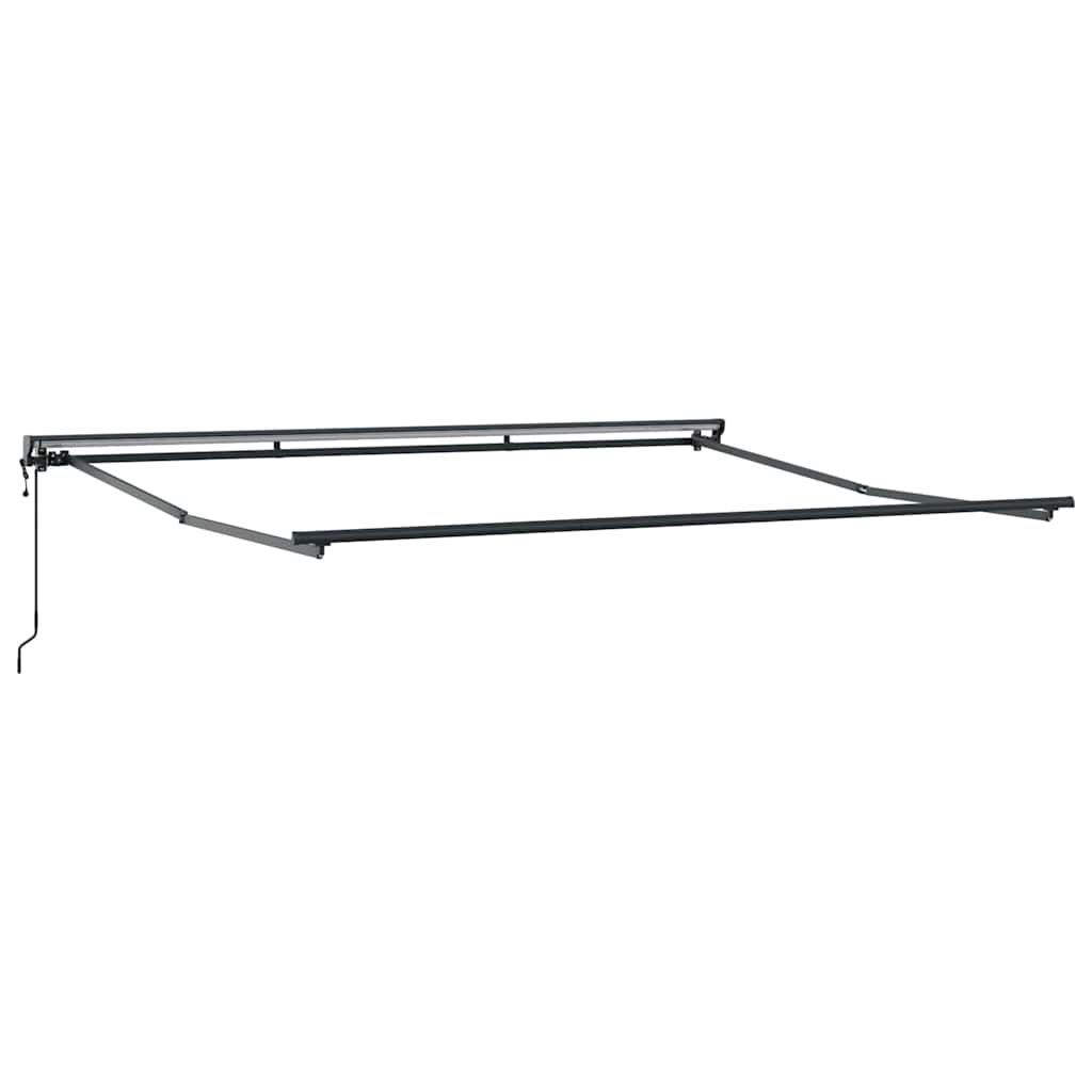 Okvir tende Crna 400 × 300 cm Poliester s PU premazom