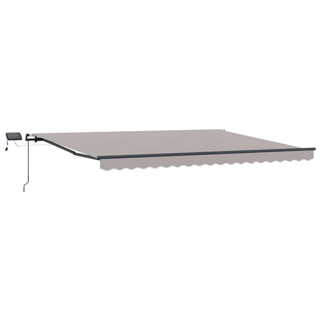 Povlačivi tende Svjetlosiva 400 × 300 cm Tkanina i Aluminij