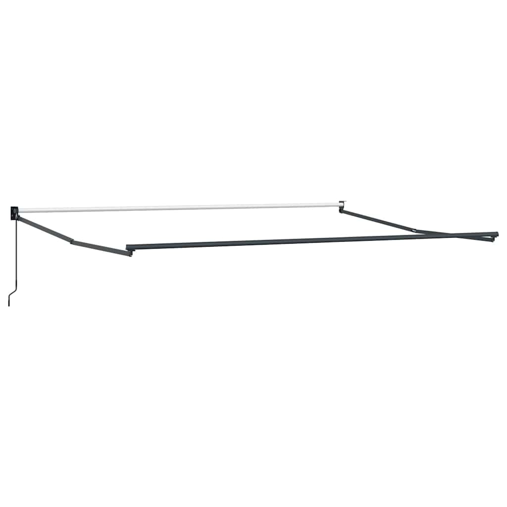 Skrovita tenda Zelena i bijela 400 × 300 cm