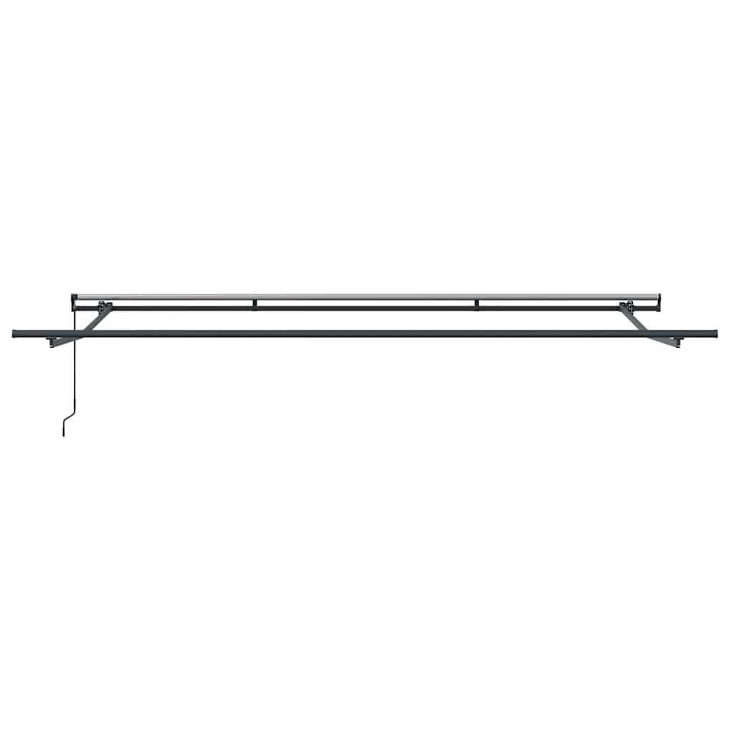 Povlačivi tende Šareni 400 × 350 cm Poliester i aluminij