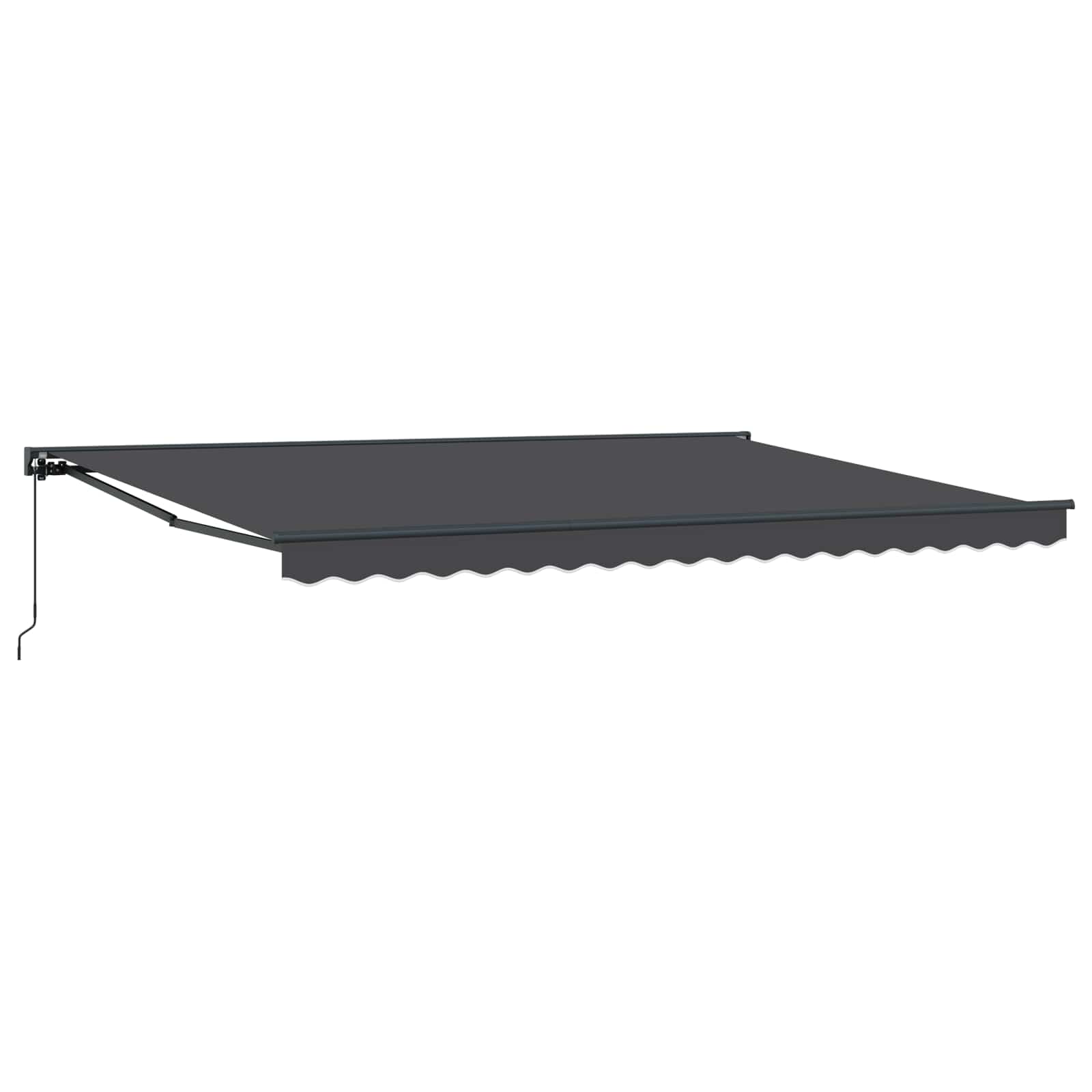 Okvir tende Antracit 450 × 300 cm Poliester s PU premazom