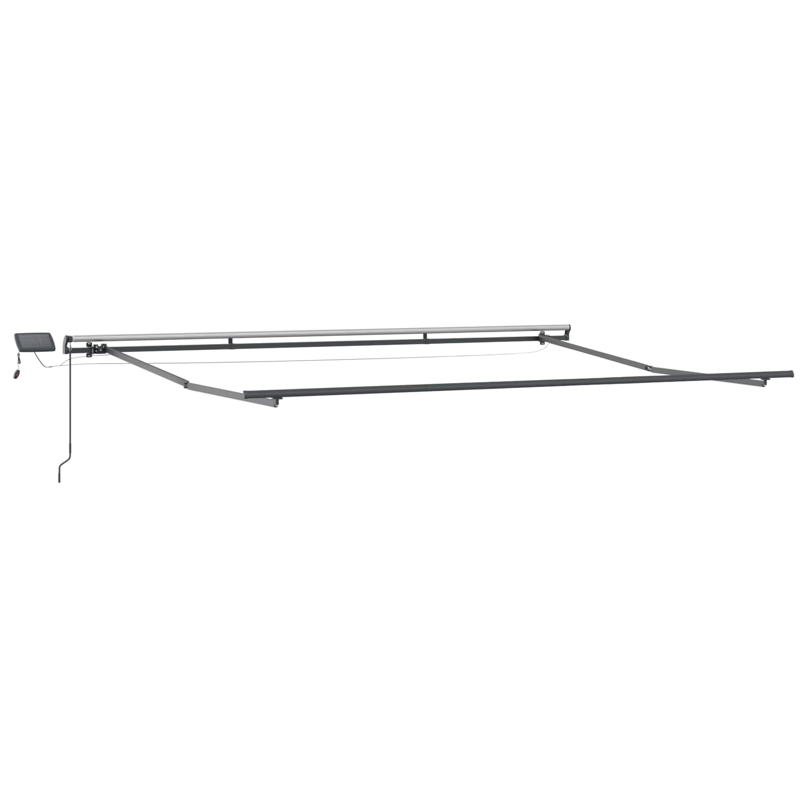 Skrovita tenda Šareni 450 ×300 cm tkanina