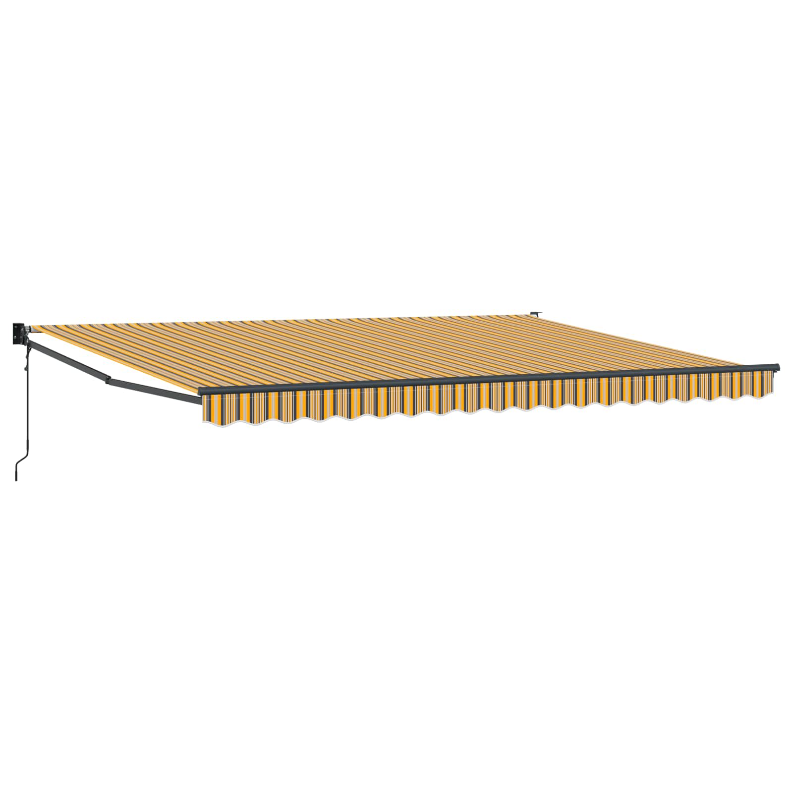 Nadstrešnica Šareni 450 × 300 cm Poliester i metal