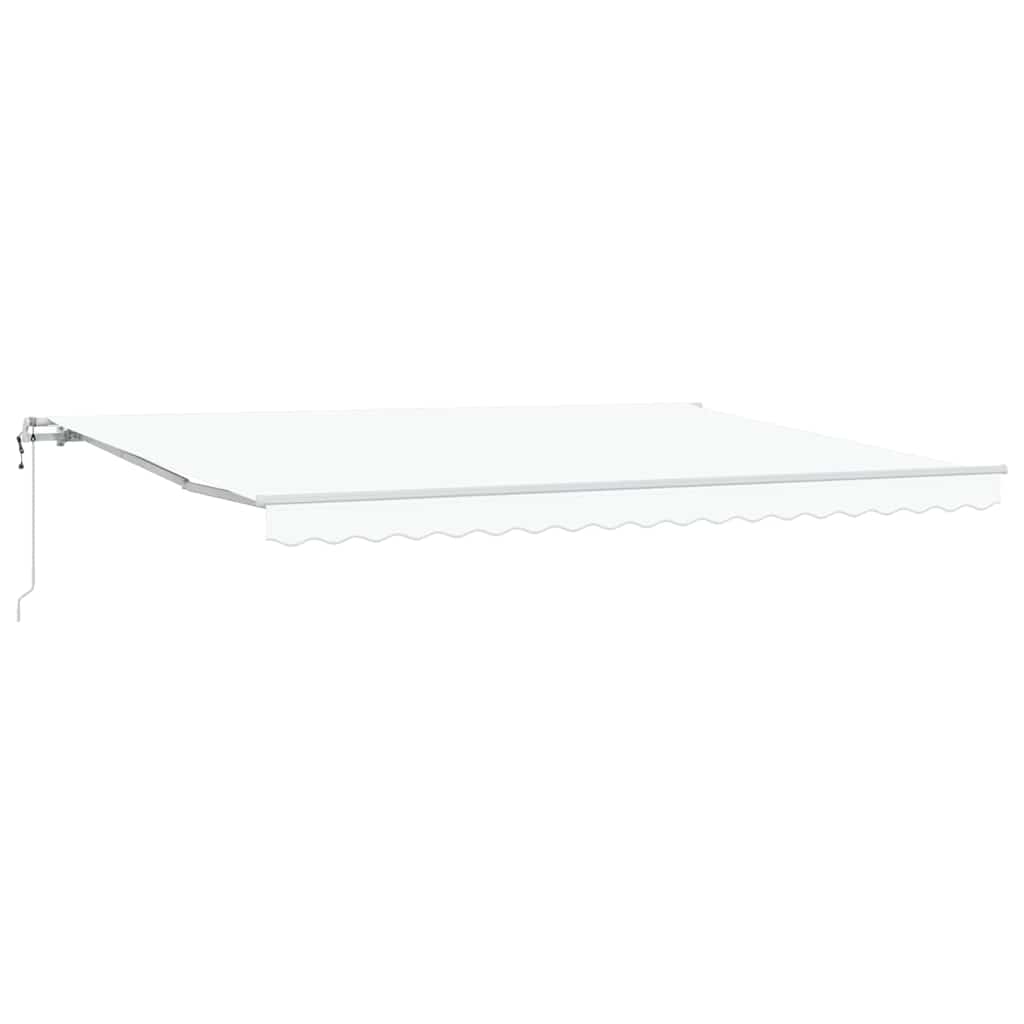 Električna retraktabilna tenda Bijeli 450 × 300 cm