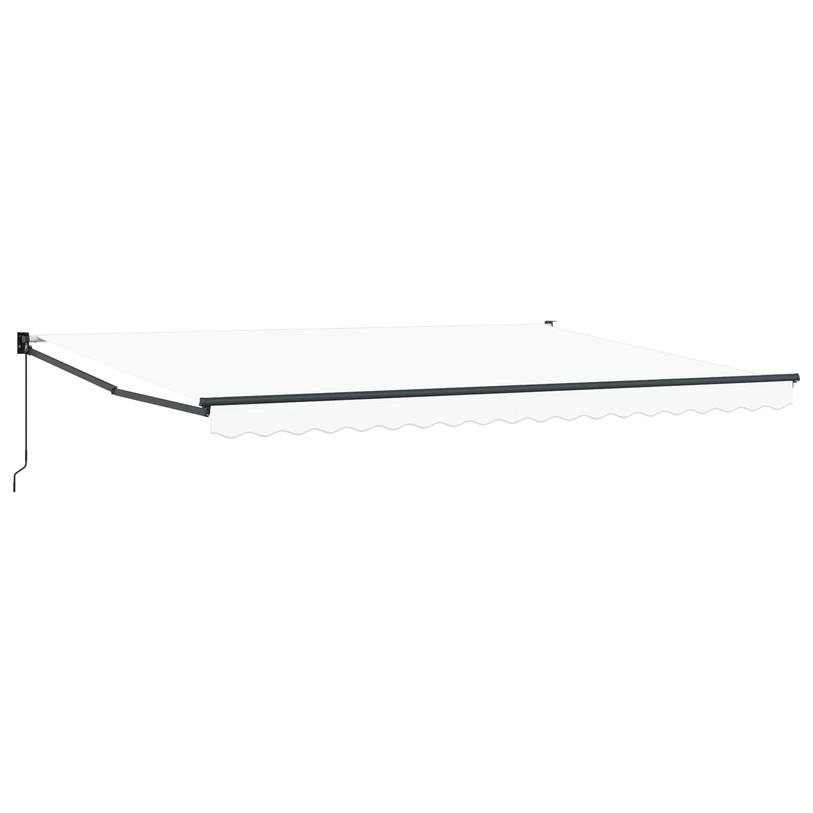Nadstrešnica Bijelo 450 x 300 x 165 cm Poliester i metal