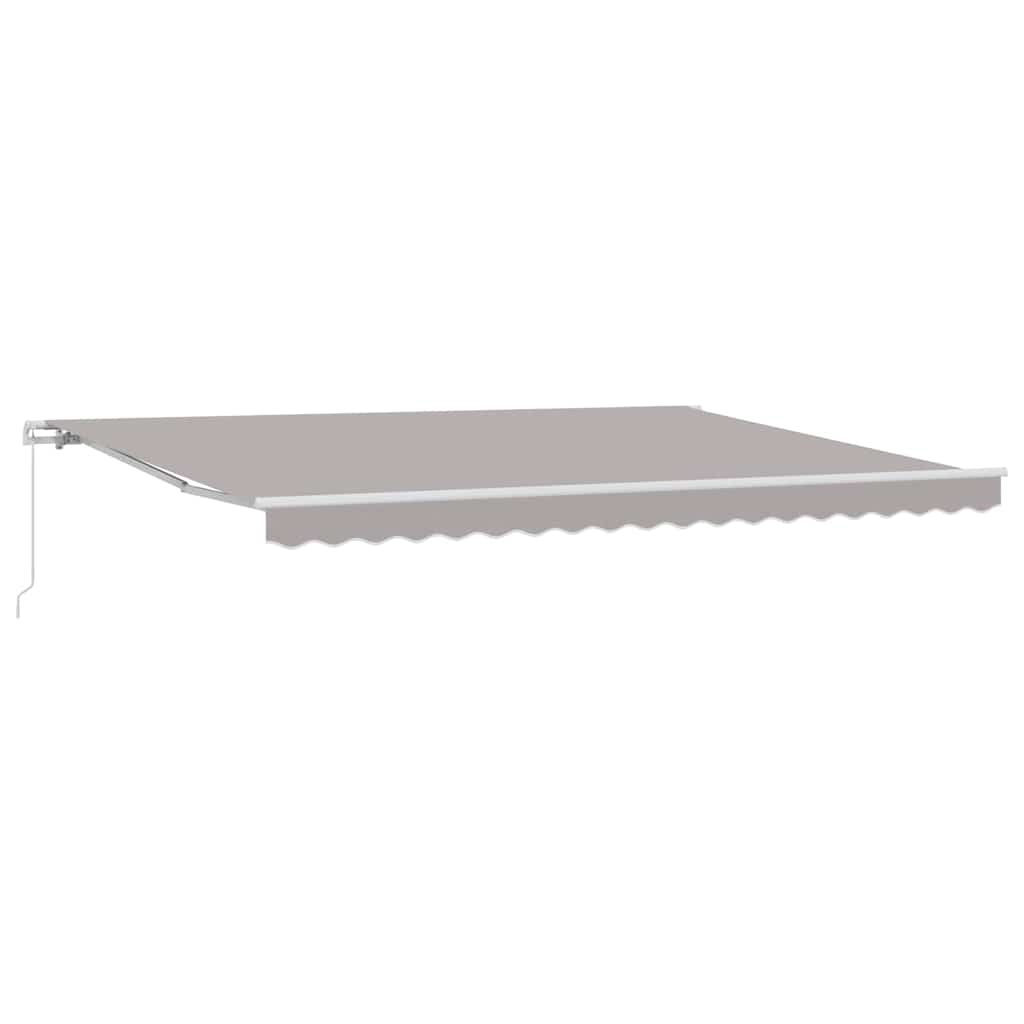 Nadstrešnica Svijetlo siva 450 x 300 x 165 cm Poliester i metal