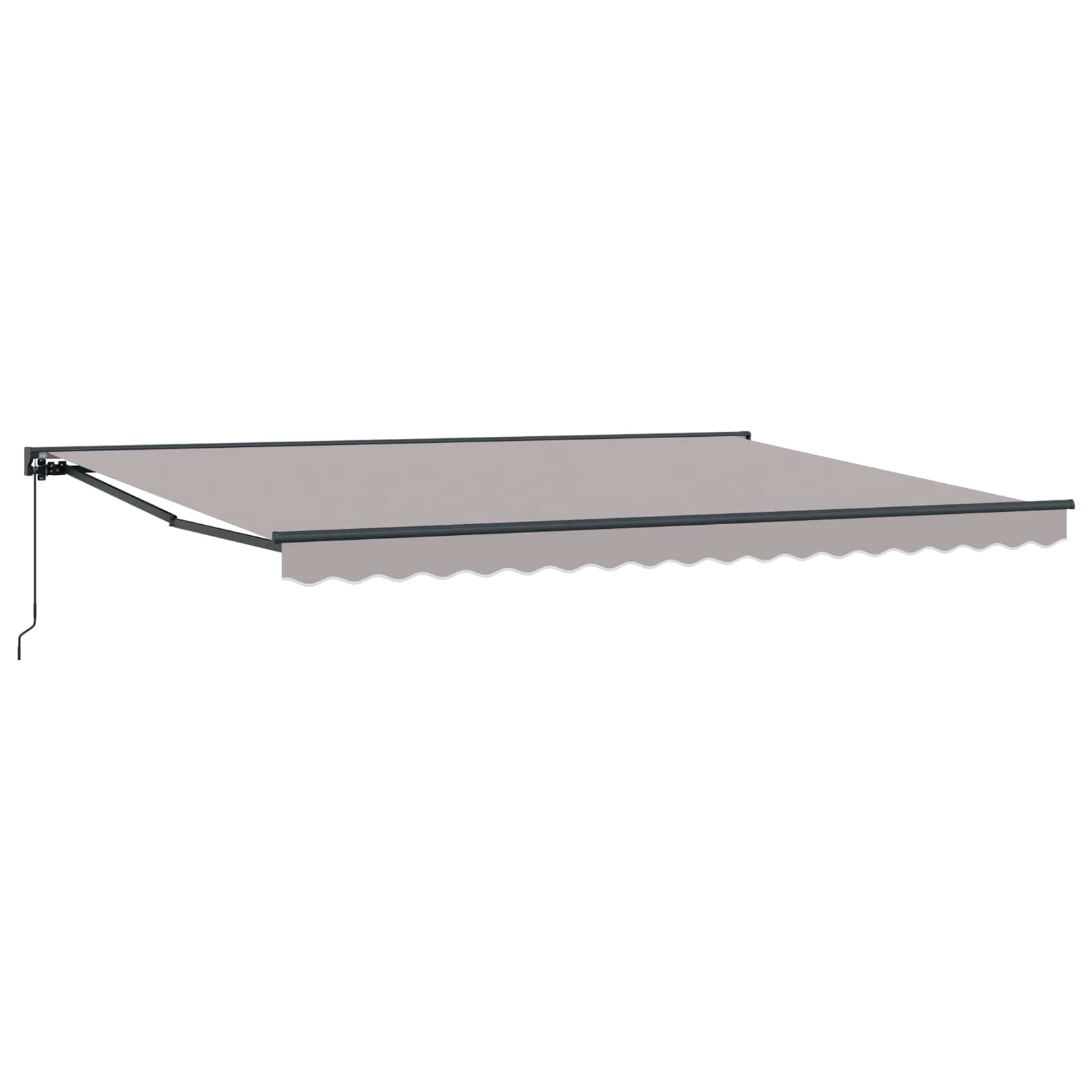 Okvir tende Svijetlo siva 450 × 300 cm Poliester s PU premazom