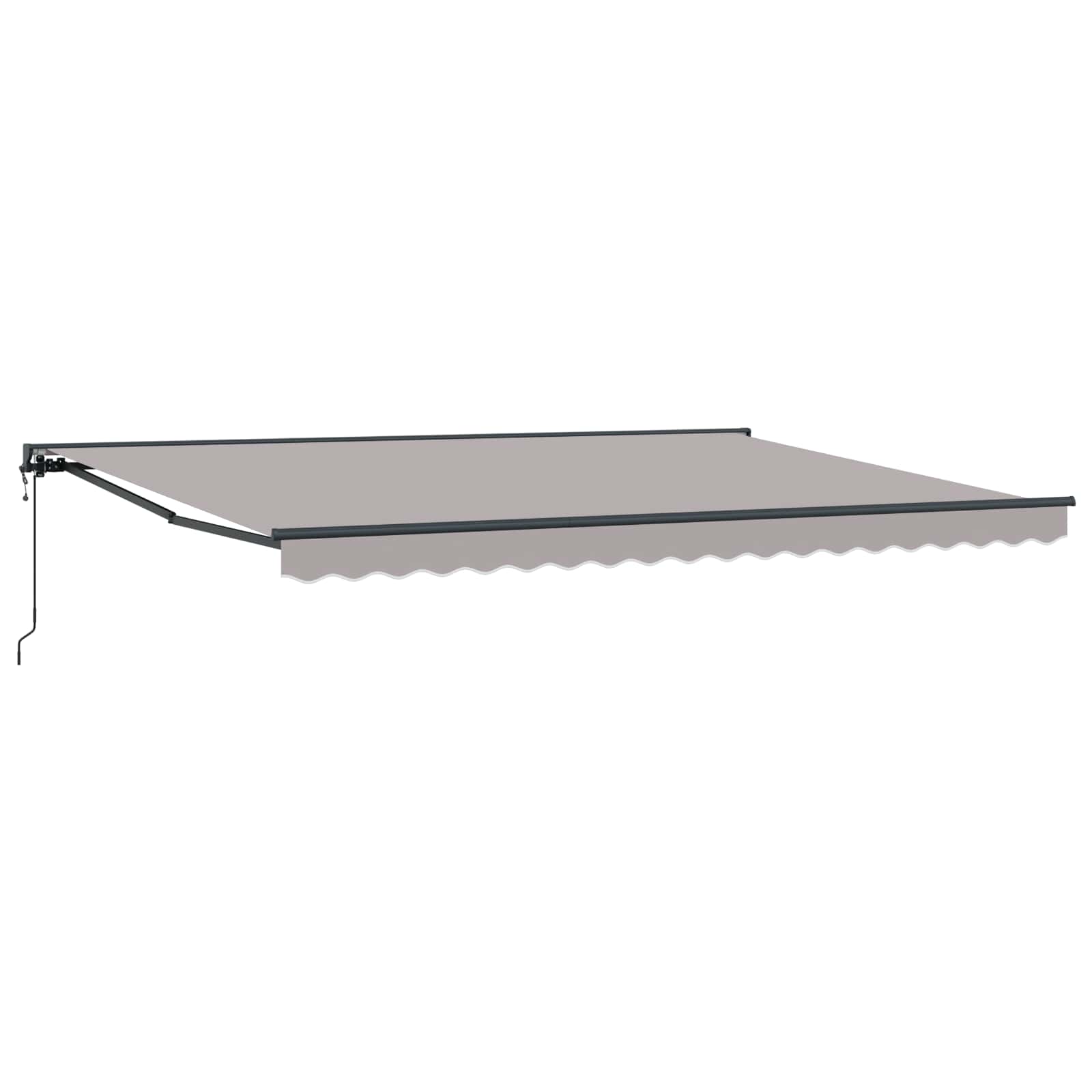 Okvir tende Svijetlo siva 450 × 300 cm Poliester s PU premazom